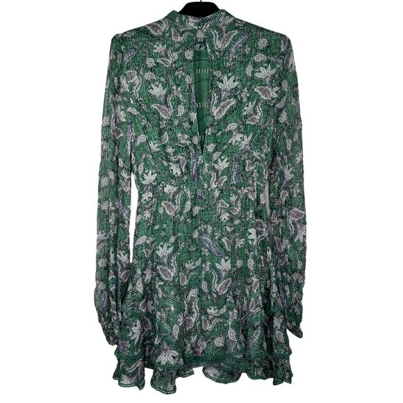 Hemant & Nandita Paisley Print Lisa Short Dress Small NWOT - Picture 5 of 16